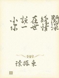 小说在线阅读赠你一世情深