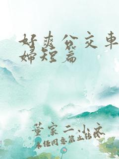 好爽公交车上少妇短篇