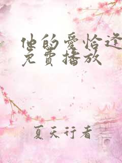 他的爱恰逢全集免费播放