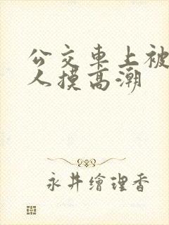 公交车上被陌生人摸高潮