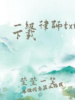 一级律师txt下载