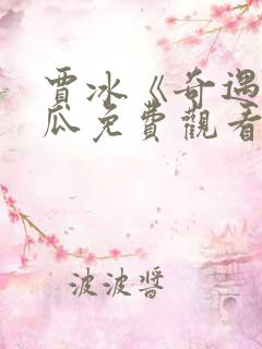 贾冰《奇遇》西瓜免费观看
