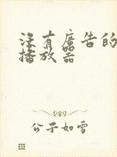 没有广告的影音播放器