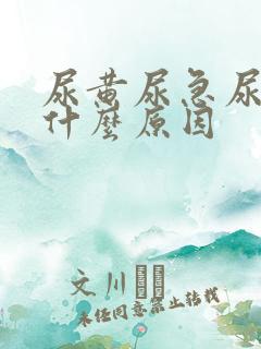 尿黄尿急尿频是什么原因