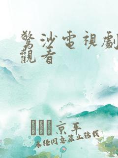 惊沙电视剧全集观看