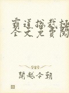 霸道总裁极致宠全文免费阅读
