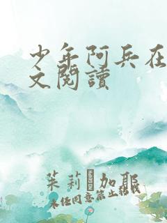 少年阿兵在线全文阅读