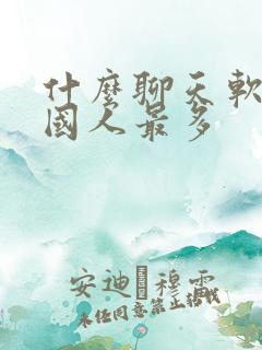 什么聊天软件外国人最多
