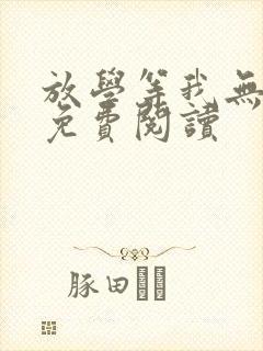 放学等我无弹窗免费阅读