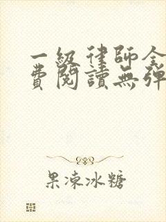 一级律师全文免费阅读无弹窗