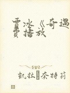 贾冰《奇遇》免费播放
