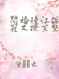 闪婚后江总他又宠又撩完整版
