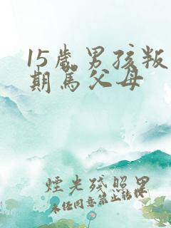 15岁男孩叛逆期骂父母