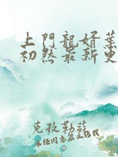 上门龙婿叶辰萧初然最新更新章节