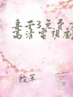 妻子3免费完整高清电视剧在线