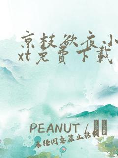 京枝欲夜小说txt免费下载