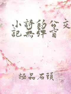 小诗的公交车日记无弹窗