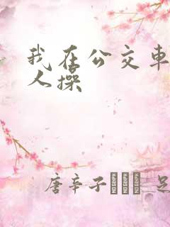 我在公交车上被人操