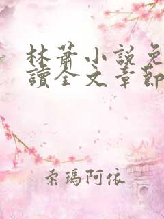 林萧小说免费阅读全文章节