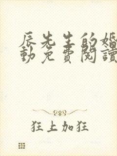辰先生的婚然心动免费阅读