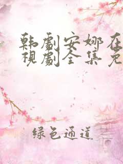 韩剧安娜在线电视剧全集免费观看