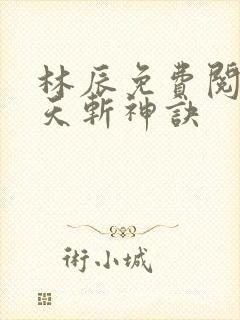 林辰免费阅读九天斩神诀