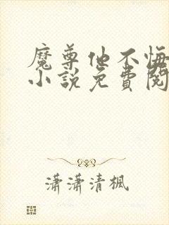 魔尊他不悔当初小说免费阅读全文