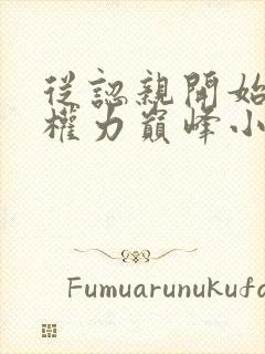 从认亲开始踏上权力巅峰小说免费全文阅读一