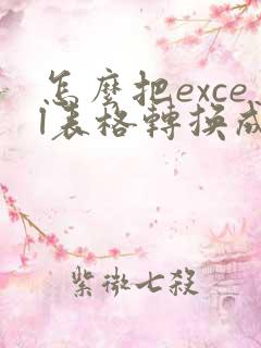 怎么把excel表格转换成pdf