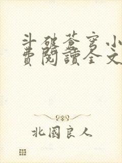斗破苍穹小说免费阅读全文斗破书