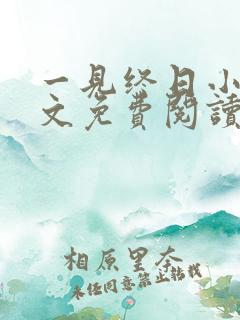一见终日小说全文免费阅读无弹窗