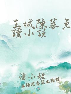 王城陈蓉免费阅读小说