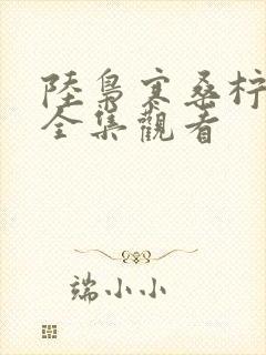 陆枭寒桑柠短剧全集观看