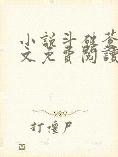 小说斗破苍穹全文免费阅读无删减