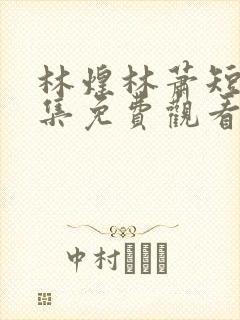 林煌林萧短剧全集免费观看