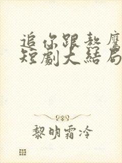 追你跟熬鹰似的短剧大结局