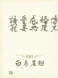 诱爱成婚傅先生宠妻无度免费阅读