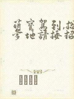 萌宝驾到,总裁爹地请接招