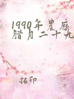 1990年农历腊月二十九女生的命运
