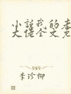 小说我的老公是大佬全文免费阅读