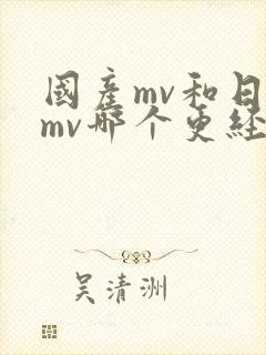 国产mv和日韩mv哪个更经典