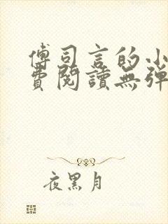 傅司言的小说免费阅读无弹窗