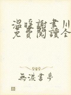 温暖谢聿川小说免费阅读全文无弹窗