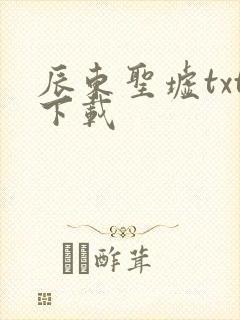 辰东圣墟txt下载