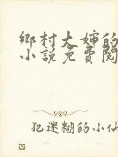 乡村大婶的艳史小说免费阅读全文无