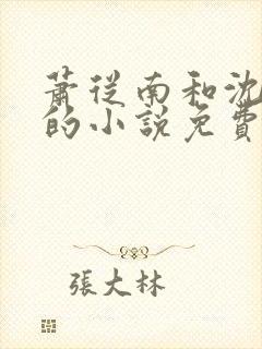 萧从南和沈梦清的小说免费阅读