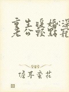 重生暖婚:深情老公轻点宠