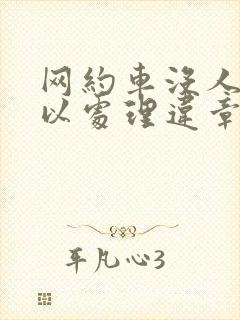 网约车没人证可以处理违章吗