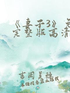 《妻子3》免费完整版高清韩剧在线观看