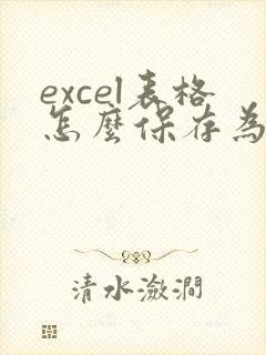 excel表格怎么保存为pdf格式